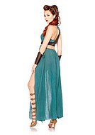 Maid Marian aus Robin Hood, Kostüm-Kleid, hoher Schlitz